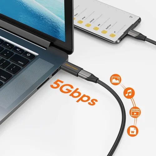 Miniatura 4 de CableCreation Adaptador USB C hembra a USB macho, USB 3.1 5Gbps USB C a A adaptador hembra para portátiles Logitech StreamCam VR Link para carga