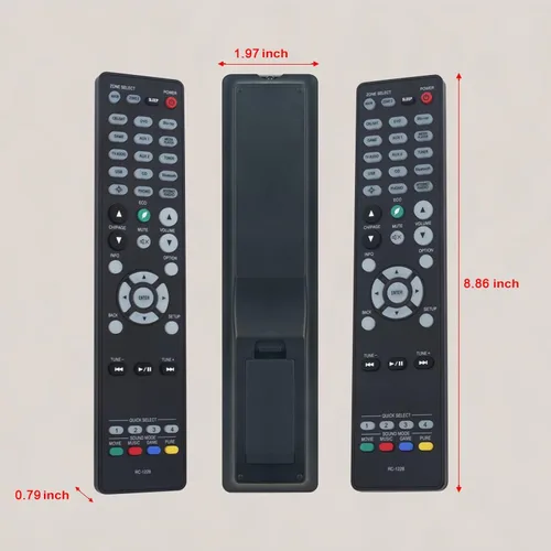 Miniatura 5 de RC-1228 Sub RC-1227 RC-1217 RC-1218 RC-1192 Remoto de repuesto para receptor AV de red integrada Denon AVR-X3600H AVR-X2600H AVR-S950H AVR-X3500H