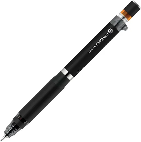 Zebra Portaminas Delguard Tipo ER de 0.5mm, color negro (P-MA88-BK)