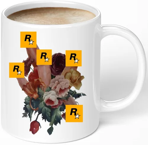 Taza de café divertida con mensaje oculto, regalo de elefante blanco para adultos, taza de café de cerámica de ramo feo, idea de regalo hilarante,