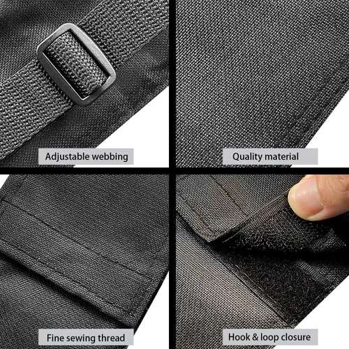 Miniatura 5 de Estuche para taco de billar, almacenamiento de palo de piscina suave negro, bolsa de transporte de 32 pulgadas para palo de taco de billar 1/2