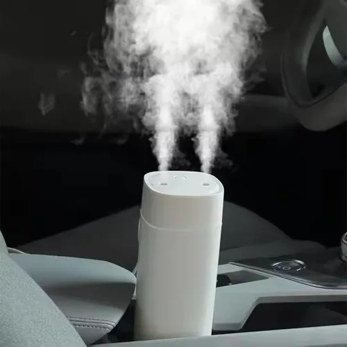 Miniatura 6 de Mini humidificadores portátiles JORMEY - Humidificador silencioso de niebla fría con anillo LED suave, humidificador de escritorio de 21.1 fl oz