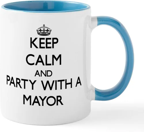 Miniatura 35 de CafePress I Love Mayor Mug Taza de café de cerámica de 11 oz (11.0 fl oz)