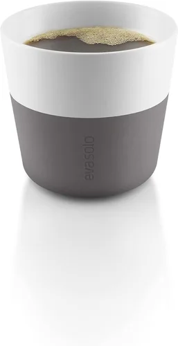Miniatura 6 de Eva Solo 2 Tazas Tumbler de Espresso Tazas de Café Tumbler de Porcelana de 3 oz con Agarre Recubierto de Silicona Diseño Danés, Funcionalidad
