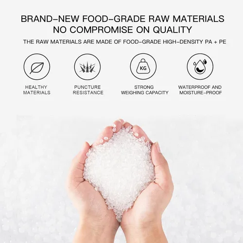 Miniatura 4 de Bolsas de sellado al vacío MEGAWISE (20,3 cm x 30,5 cm - 110 piezas) para la conservación de frescura de alimentos, bolsas de almacenamiento al