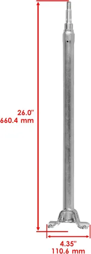 Miniatura 2 de Caltric Eje de vástago de dirección compatible con Yamaha Yfm700R Yfm-700R Raptor 700 2006-2012