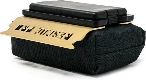 Grill Rescue Cabezal de limpieza de raspador reemplazable para barbacoa, [Rescue-Mejorado], sin cerdas, herramientas raspadoras duraderas y únicas