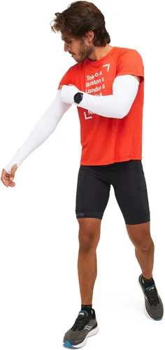 Miniatura 2 de SportBR Mangas de brazo con apertura para rastreador de fitness, agujero para pulgar, mangas de brazo para hombres y mujeres, deportes, protección