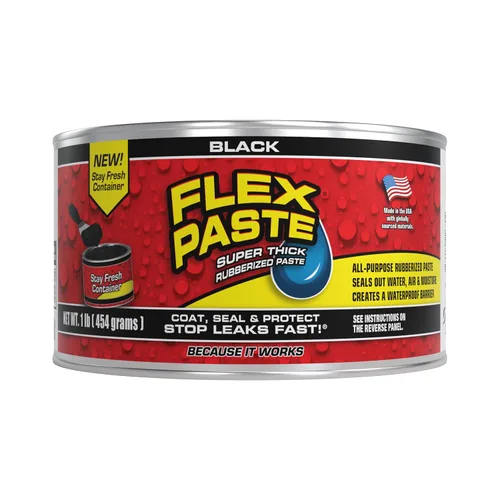 Miniatura 2 de Flex Seal Flex Black Putty - Tarro de pasta negra de 1 libra con masilla Allway Tools, paquete de 3 cuchillos (2 artículos)