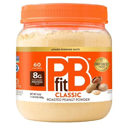 Miniatura 8 de PBfit 30 onzas de mantequilla de maní en polvo sabor a chocolate, mantequilla de maní en polvo de cacao hecha de cacahuetes tostados reales y cacao