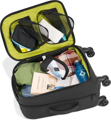 Miniatura 7 de Sherpani Latitude, equipaje de mano suave de viaje de 22 pulgadas, equipaje duradero, maletas ampliables con ruedas, equipaje ligero con ruedas