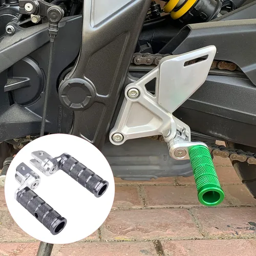 Miniatura 10 de Clavija de pie delantera ajustable (compatible con SUZUKI Gixxer/GSX250R/V-STROM250) (azul)