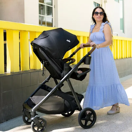 Miniatura 6 de Joie Ginger 4 en 1 convertible Pramette y cochecito, asiento ajustable en altura, suspensión en todas las ruedas, almacenamiento extra – para recién