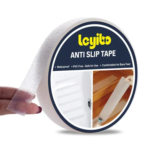 Miniatura 13 de Cinta antideslizante, cinta de agarre de 1 pulgada x 42 pies para escaleras al aire libre e interior, rollo antideslizante impermeable para peldaños