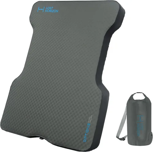 Miniatura 7 de Lost Horizon Colchón de aire para cama de camión con espuma, almohadilla de dormir autoinflable para tamaño matrimonial de 6 a 6.5 pies con saco