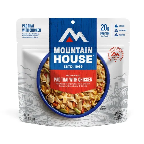 Miniatura 3 de Mountain House Pad Thai - Alimentos liofilizados con pollo para mochileros y campamentos, paquete de 6 unidades, sin gluten