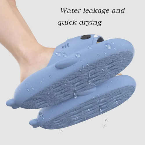 Miniatura 6 de Cloud Shark - Sandalias de verano con puntera abierta, antideslizantes, para la playa, piscina, ducha, secado rápido (8.5, negro)