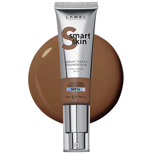 LAMEL Smartskin Serum Tinted Foundation – Hidratante y nutritiva – Hipoalergénico y cuidado de la piel – Corrector de color – Fórmula Jengibre
