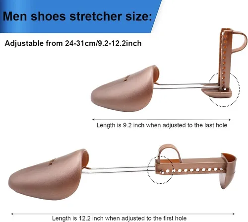 Miniatura 3 de 10 pares de plástico para zapatos de árbol moldeador para hombres