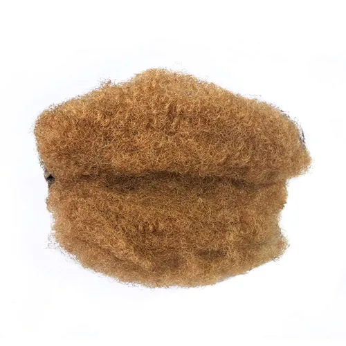 Miniatura 3 de Cabello humano afro ajustado, ideal para hacer o reparar rastas permanentes, rizos y trenzas, 4 paquetes/paquete (8 pulgadas/9.2 in, rubio miel #27)