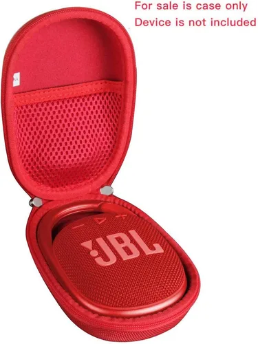 Miniatura 2 de Hermitshell Funda rígida de viaje para JBL Clip 4 / JBL Clip 5, altavoz Bluetooth portátil mini (rojo)