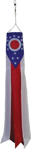 Miniatura 36 de In the Breeze 5110 Virginia State Flag Windsock, 18 pulgadas