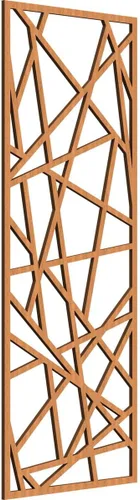 Miniatura 116 de Conway Paneles de pared decorativos de madera con calado, 9 3/8 pulgadas de ancho x 24 3/8 pulgadas de alto x 1/4 de alto, aliso
