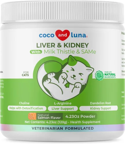 Miniatura 9 de Cardo mariano para perros – 90 masticables suaves – Apoyo hepático y renal – Apoyo hepático con EPA y DHA – Desintoxicación – Suplemento hepático