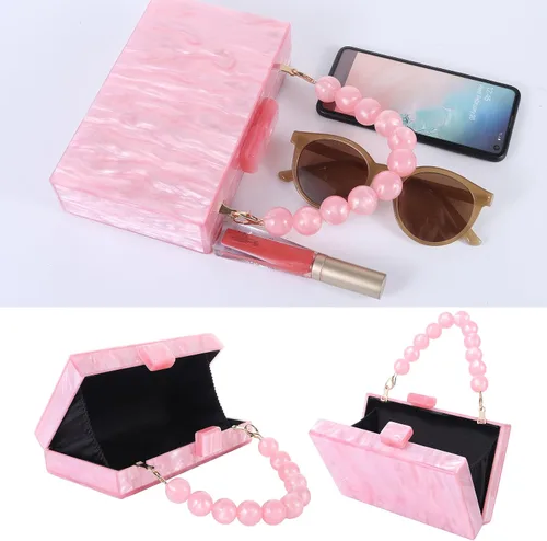 Miniatura 5 de Dazzleimart Bolso de mano de noche de acrílico