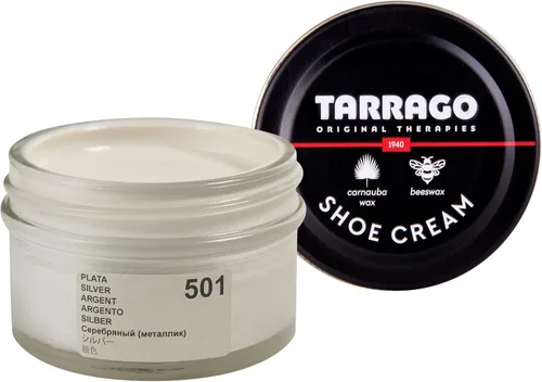 Miniatura 42 de Betún para zapatos Tarrago, de color plata brillante, 1.69 fl. Oz.