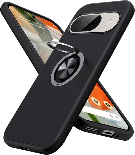 Miniatura 16 de JAME Funda para Google Pixel 7 Pro, Funda de Ajuste Delgado para Pixel 7 Pro con Soporte de Anillo Kickstand