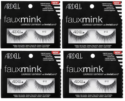 Miniatura 11 de Ardell Pestañas postizas de visón sintético Demi Wispies, sin nudos, pestañas reutilizables para una mezcla sin costuras, paquete de 4