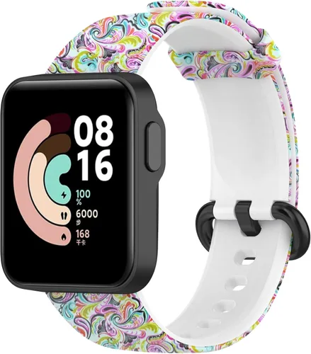 Miniatura 17 de Senter Correa de reloj de silicona suave Correa de repuesto para Xiaomi Mi Watch Lite y Redmi Watch Lite Smart Watch 2 piezas-C