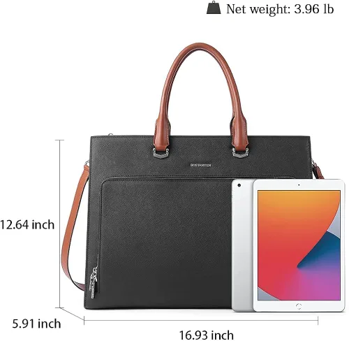 Miniatura 5 de BOSTANTEN Maletín para mujer de piel con cartera de cuero BOSTANTEN para mujer