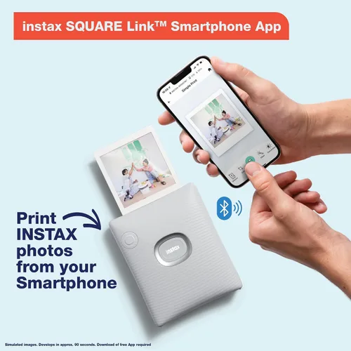 Miniatura 2 de Impresora para smartphone Fujifilm Instax Square Link - Blanco ceniza