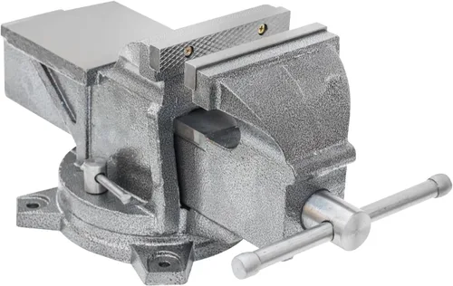 Miniatura 39 de KAKA INDUSTRIAL Prensas de banco de 3 pulgadas de ancho de mandíbula, apertura de mandíbula de 3.5 pulgadas, Base giratoria resistente