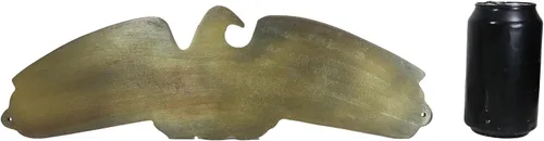 Miniatura 6 de Ebros Gift Náutico Patriótico Marino Calvo Águila Marinero Ancla Vino Y Espíritus Bronce Plateado Aluminio Decoración de Pared Placa Hombre Cueva