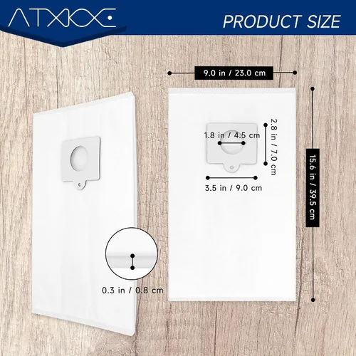 Miniatura 3 de Paquete de 12 bolsas de repuesto para aspiradoras Kenmore tipo Q/C 5055, 50557, 50558, 200, 400, 600, 700, 800, serie 800 Paquete de 12