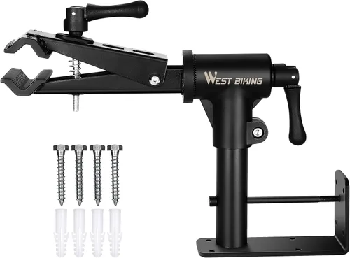 Miniatura 8 de West Biking Soporte para bicicleta (máximo 88 libras) para mantenimiento con abrazadera ajustable, soporte de reparación de bicicletas para un fácil