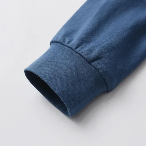 Miniatura 4 de Conjunto de 2 piezas de ropa para bebés recién nacidos, sudadera con capucha y pantalones largos de camuflaje, 2 piezas para otoño e invierno