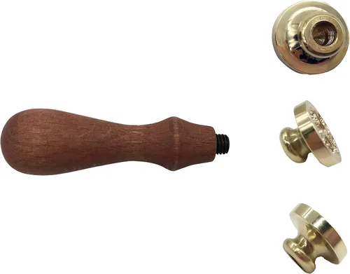 Miniatura 4 de Sello de sellado de cera vintage retro clásico para artes, manualidades, símbolo romántico, sello de cera, sello de metal, saludos elegantes