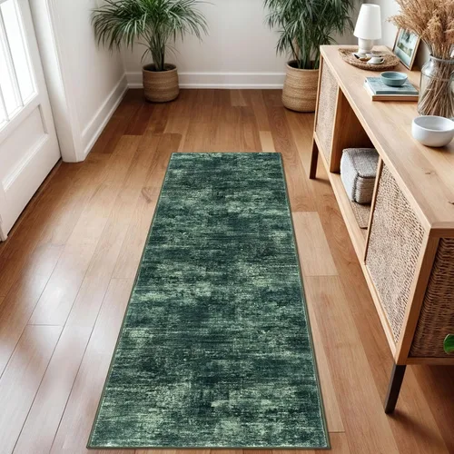 Miniatura 959 de IOHOUZE Alfombra abstracta lavable de 3 x 12 pies para pasillos, antideslizante para cocina, camino de entrada de lana sintética para interiores
