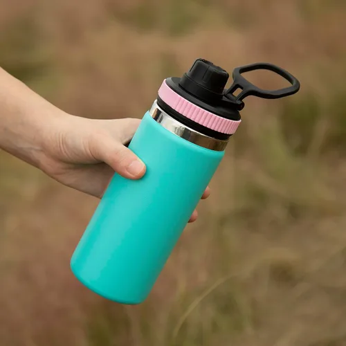 Miniatura 3 de Lid for Hydro Flask Wide Mouth, 2-in-1 Straw Lid and Spout Lid for Hydro Flask 12 16 20 32 40 OZ Wide Mouth Water Bottle, Chug Cap Replacement