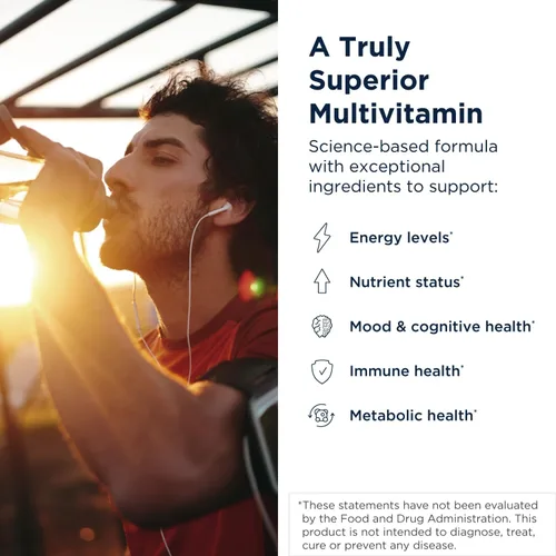 Miniatura 2 de Designs for Health Multivitamínico metilado para mujeres y hombres – Suplemento multimineral dos veces al día y multivitamínico sin hierro + B12