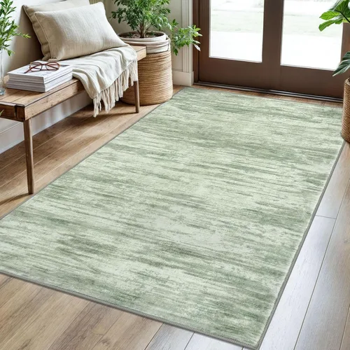 Miniatura 106 de SIILOOM 2 x 3 Alfombra moderna y abstracta para entrada, alfombra neutra azul marino gris multicolor súper suave de área pequeña, alfombras lavables