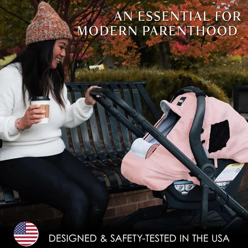 Miniatura 4 de Milk Snob Funda de asiento de coche de invierno para bebé - Toldo para asiento de coche y funda para cochecito para bebés - Impermeable, a prueba