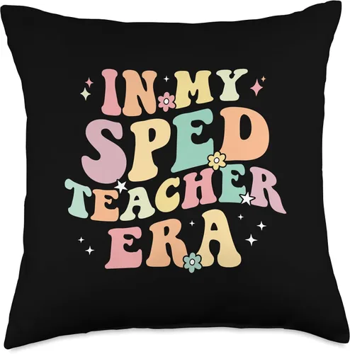Miniatura 4 de In My SPED Teacher Era Cute Back To School Special Education Throw Pillow