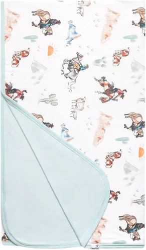 Miniatura 12 de Copper Pearl Manta de bebé jumbo de 3 capas: edredones suaves para niños y niñas Transpirable, acogedora manta para niños pequeños Edredón