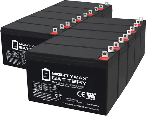Miniatura 9 de Mighty Max Battery ML9-12NB - Batería recargable de 12 V, 9 Ah, terminal de tuerca y perno (NB), AGM SLA