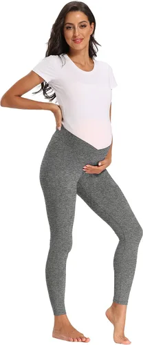 Miniatura 5 de Foucome Leggings de maternidad de apoyo súper suaves para mujer